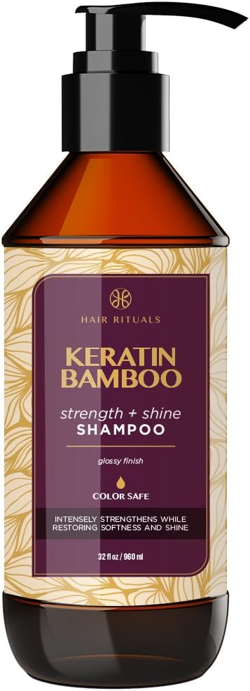 Hair Rituals Keratin & Bamboo Strengthening & Shine Shampoo 32oz / 960ml