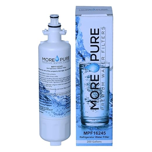 More Pure MPF16245 Filtro de agua para refrigerador compatible con ...