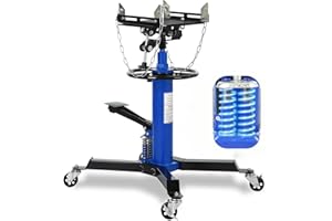 EliteEdge 2-Plunger Transmission Jack, 2-Stage Hydraulic Telescopic Jack, 33.5"- 69" High Lifting Height, Heavy Duty Floor Ja