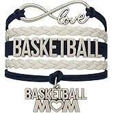 Basketball Mom Bracelet- Charm Bracelet- Basketball Jewelry for Moms- Basketball Gift