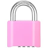DELSWIN 4-Digit Combination Lock Outdoor Padlock