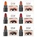 Huayang| 12Pcs/Set Waterproof Smoky Shimmer Eyeshadow Palette/ Sticks/ Pen - Eyeliner Pen for Eye Natural Foundation Makeup Party for Women (set 2)
