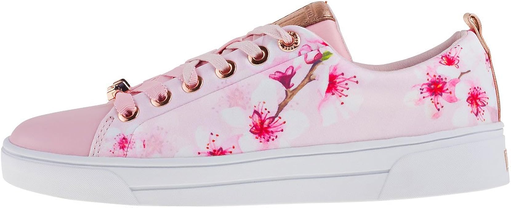 ted baker pink floral trainers
