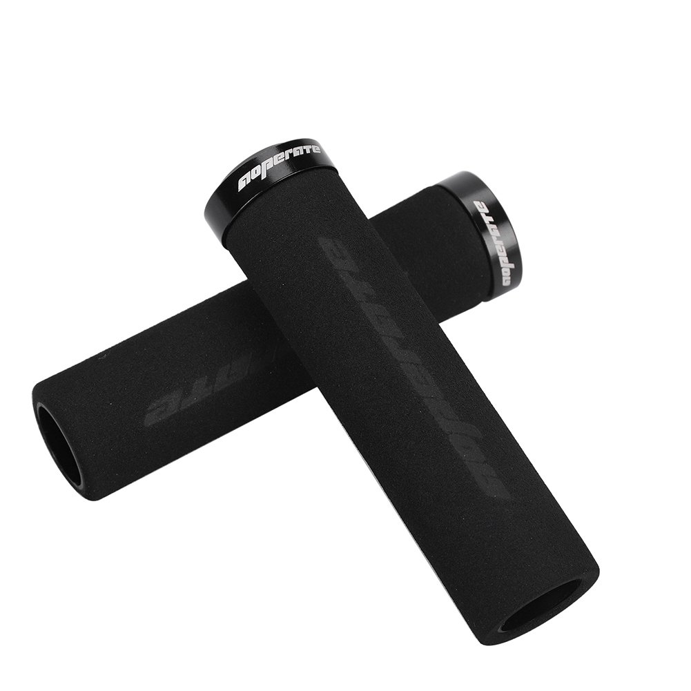 Bike Cycle Handlebar Grips Non-Slip Sponge Bicycle Handlebar Grips Bicycle Handle Grip Bike Handle Grips with Aluminum Lock for Scooter Urban Bike Tricycle Wheel Chair MTB BMX Foldable Bicycle