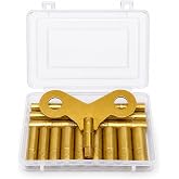 18 Piece Clock Winding Key Set - Original Brass, Odd/Even Number