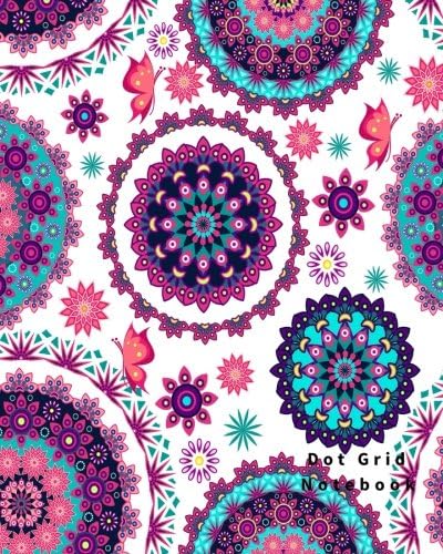Dot Grid Notebook: Dot Grid pages and Soft Cover (Mandala) Paperback – 10 Dec. 2016