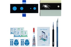 LOZOP Rear Camera Lens Glass Replacement with Adhesive Pre-Installed Compatible for Google Pixel 6 with Repair Tools and User Manual