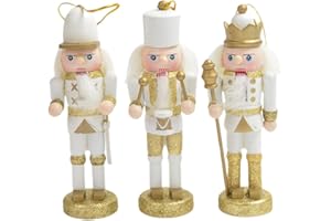 GATUIDA 3PCS Christmas Nutcrackers on Clearance, Nutcracker Christmas Decor Hanging Decor Nutcracker Figures Christmas Ornaments for Tree Desktop Decoration