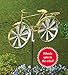 Collections Etc Whimsical Bicycle Wind Spinner Garden Decor Yard Stake, Yellow