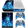 Gam3Gear Vinyl Decal Protective Skin Cover Sticker for Xbox One S Console & Controller (NOT Xbox One Elite/Xbox One/Xbox One X) - Blue Skull