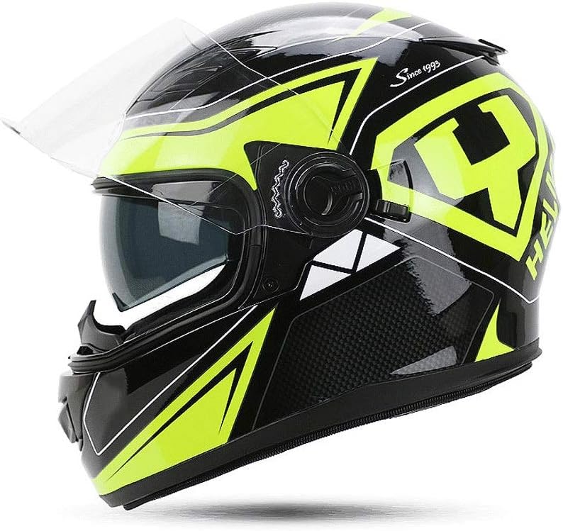 Zhizaibide Helmet Electric Motorcycle ▏ Double Lens Four Seasons Full Helmet ▏ Winter Full Cover Men and Women Safety Helmet