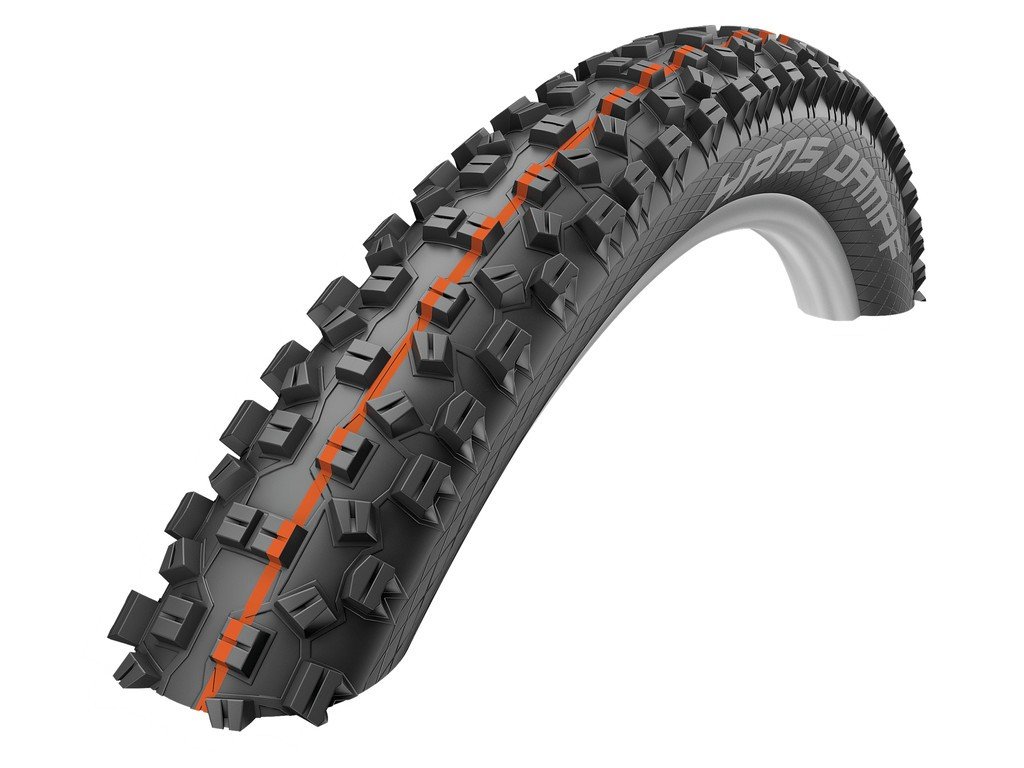 Schwalbe Unisex's HANS DAMPF Evo, Super Gravity, TLE Tyres, Black, 60-622, 11601109