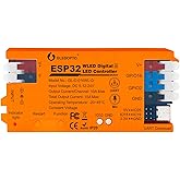 ESP32 WLED LED Strip Light Controller 15A Fuse Mic DIY Dynamic Lighting UART USB-C Download Energy Saving Relay App Control for RGB IC Addressable Digital WS2811 WS2812 SK6812 TM1814 WS2813 WS2815