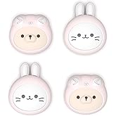 PlayVital Thumb Grips for Nintendo Switch 2 | Kawaii Silicone Joystick Caps (4-Pack) - Cute Accessories Animal Design Thumbst