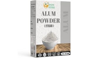 Herbs Botanica Alum Powder phitkari Granulated Potassium Alumbre Potassium Alum Fitkari Fatkari Alum Powder Cruelty Free Nothing Added 8 Oz