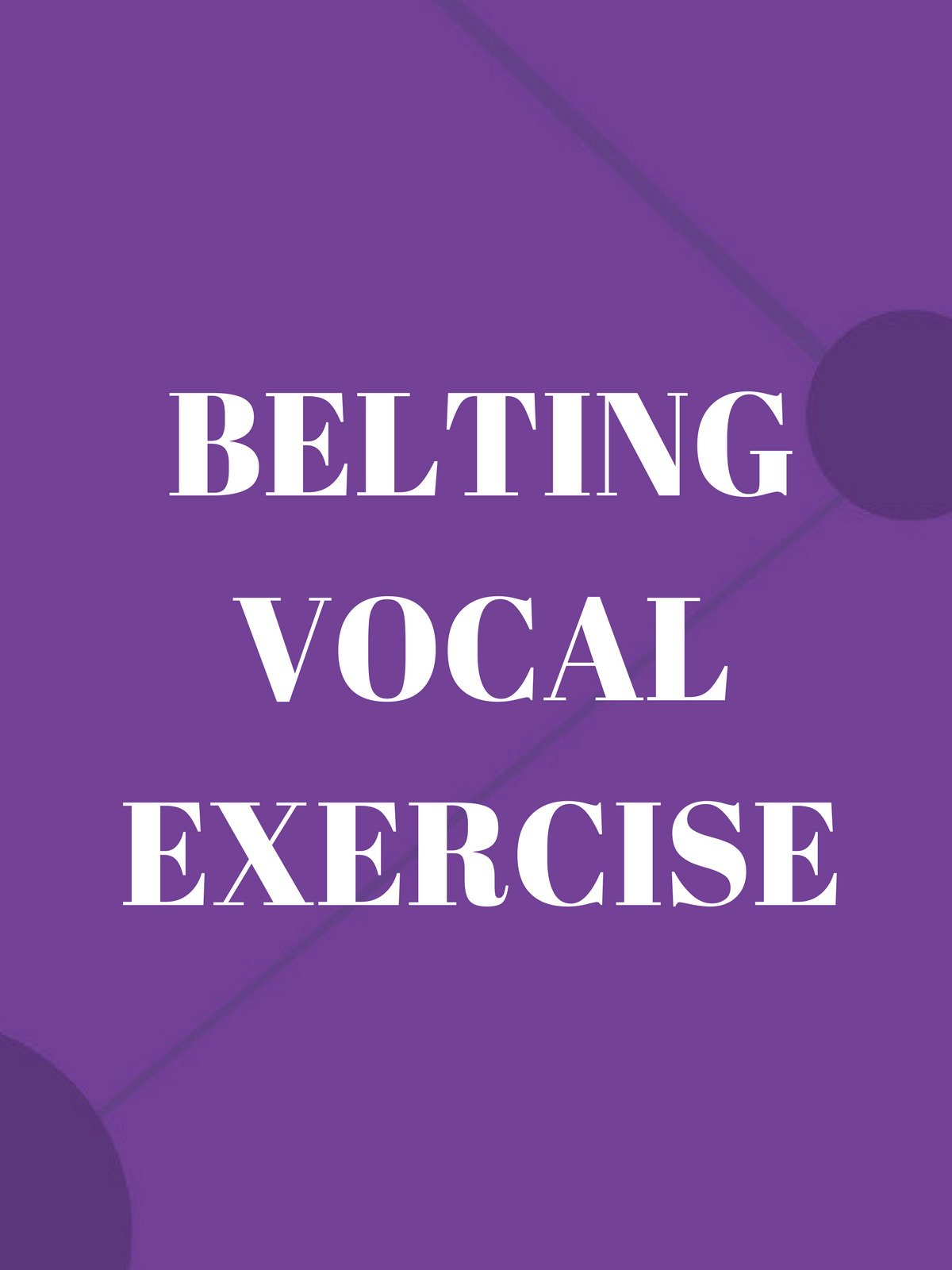 belting exercises