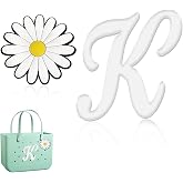 Hroatpk 2pcs Charms for Bogg Bag, Letter Charms Decorative Accessories | Compatible with Bogg Bag, Alphabet Lettering Insert for Handbag, Beach Bag, Rubber Tote