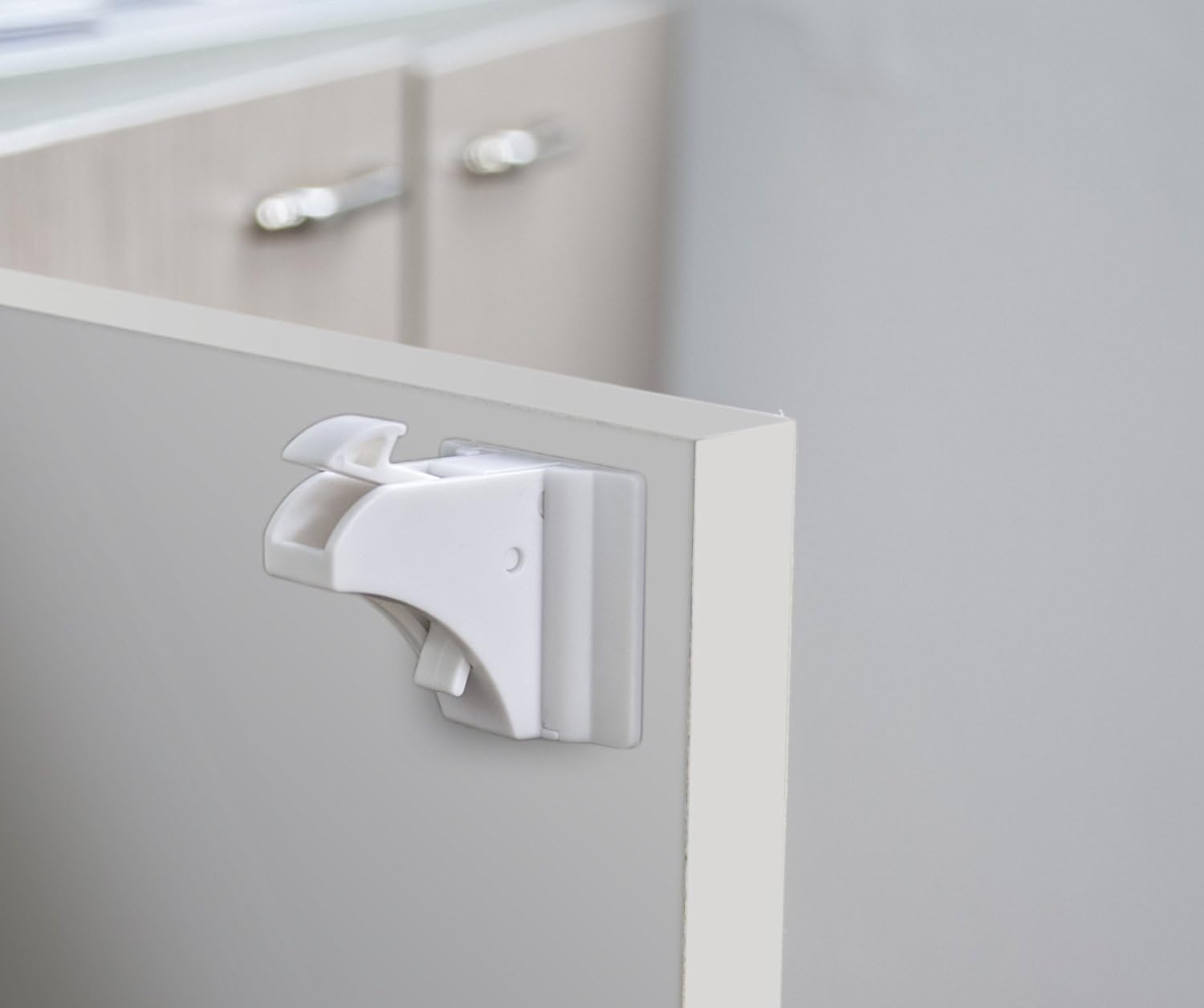 Decdeal Bloque Porte Securite Des Enfants Armoire Serrures Adhesif Sans Percage Bebe Epreuvage Sangle Reglable Serrure Double Action Multi Usage Loquets Pour Tiroirs Placards Commode Refrig Eac Securite Domestique Bebe Puericulture