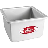 Fat Daddio's Anodized Aluminum Square Cake Pan, 6 x 4 Inch