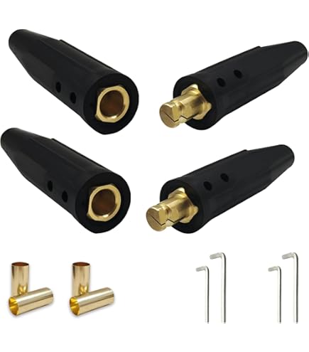 WeldingCity 3-pk Positive Cam Twist-Lock Insulated Connector