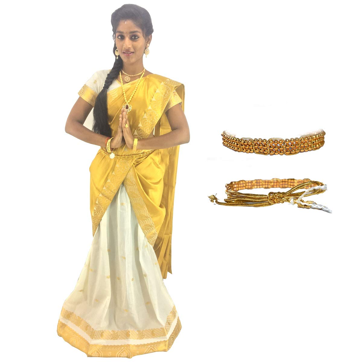 Traditional pavadai thavani Clearance