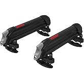 Yakima Fishing Pole Rod Car Rack Mount, ReelDeal 4 Ski & 2 Snowboard Holder w/ SKS Locks - Heavy-Duty and Portable Vehicle Storage Accessories for Travel Organization