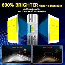 NOVCAPAR H1 led bulbs for projector,1:1 Mini Size