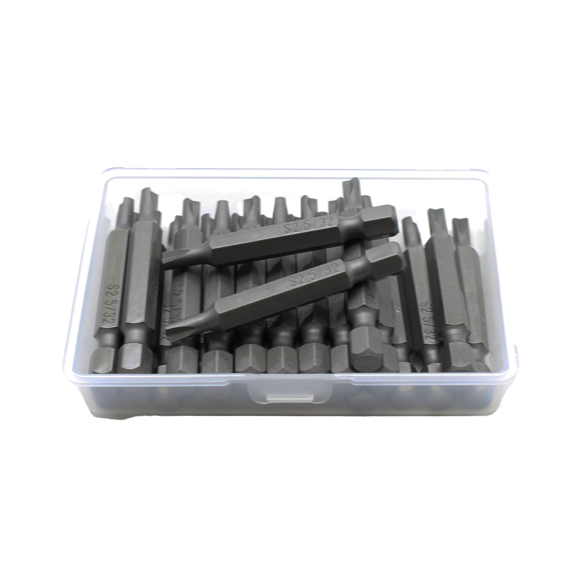 TEMO 25pc Clutch 5/32" 2 Inch (50mm) Screwdriver Insert Bits