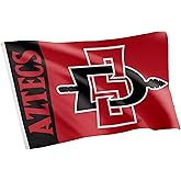 Desert Cactus San Diego State University Flag Aztecs SDSU Banners 100% Polyester Indoor Outdoor 3x5 feet Flags (Team Name)