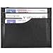 Teemzone RFID Small Wallet for Men Credit Card Holder Minimalist Coin Wallet (Black)