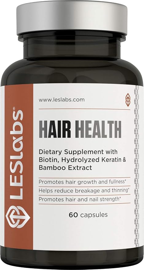 Amazon Com Les Labs Hair Health Hair Growth Vitamins For Faster