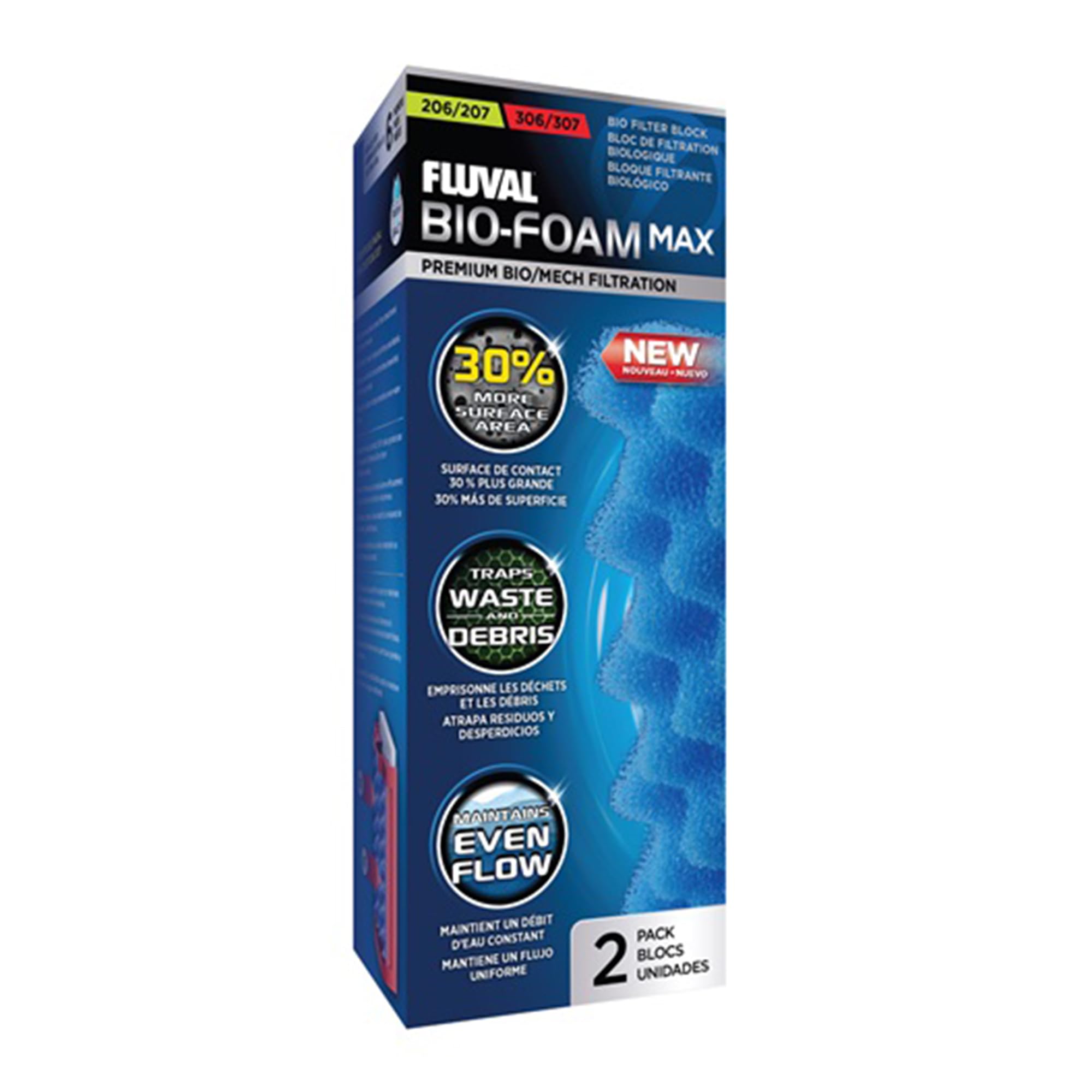 Fluval 206/7 and 306/7 Filter Bio Foam Max