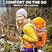 RikkiTikki Inflatable Camping Pillow - Hiking Pillow Ultralight - Backpacking Pillow Lightweight - Camp Pillow Compressible - Blow Up Camping Pillow