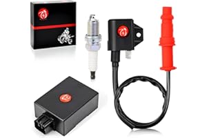 MOTO1988 Ignition Coil Spark Plug CDI Box For Polaris 2010-2014 Ranger 400 For Polaris 2004-2009 Ranger 500 For Polaris 2005&2009-2014 Sportsman 400 For Polaris 2004-2008 Sportsman 500 OEM 3089238