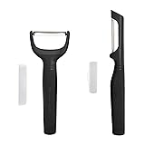 KitchenAid Universal Euro Y Peeler, Set Of 2, Black