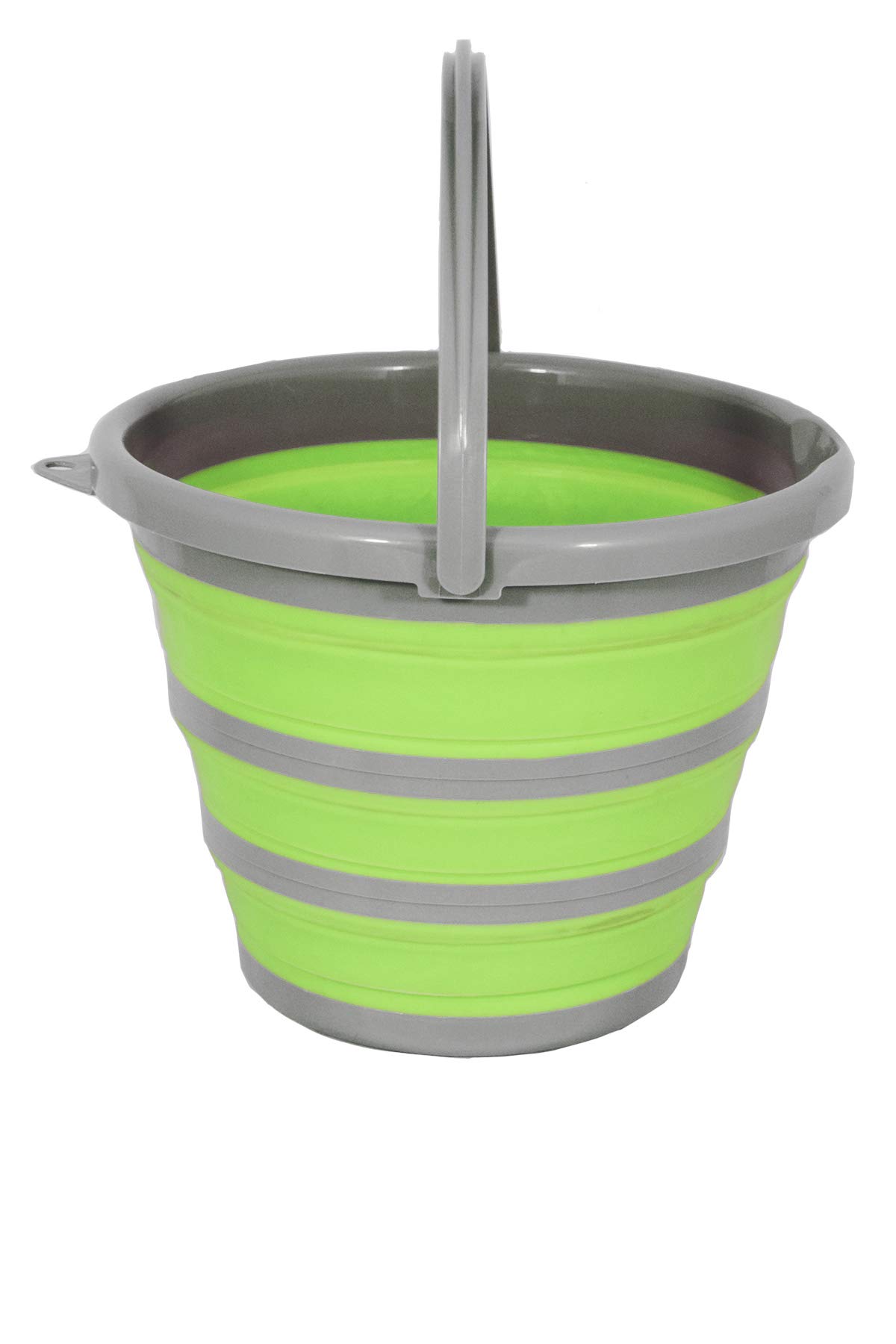Spear & Jackson BUCKETG Collapsible 10 Litre Bucket in Green