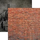 Harry Potter Wizards 101 - Brick Wall - 12X12 Scrapbook Papers by Reminisce - 5 sheets