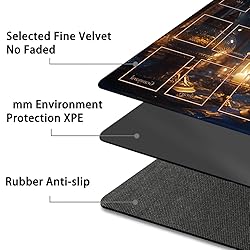 Premium Stitched MTG Playmat with Zones and