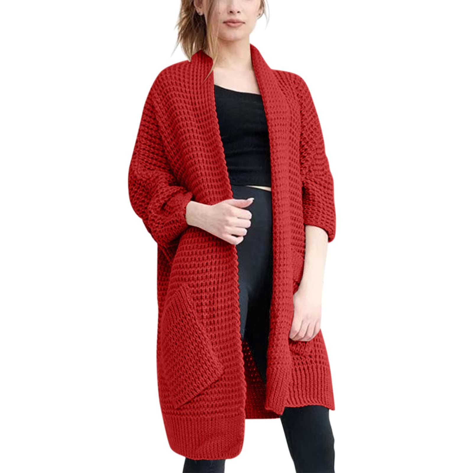ADJHDFH Pullover Sweaters For Women Loose Open
