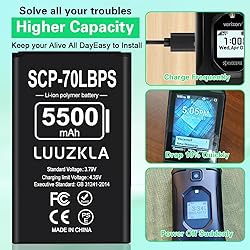 Luuzkla 5500mAh SCP-70LBPS for Kyocera Flip Phone