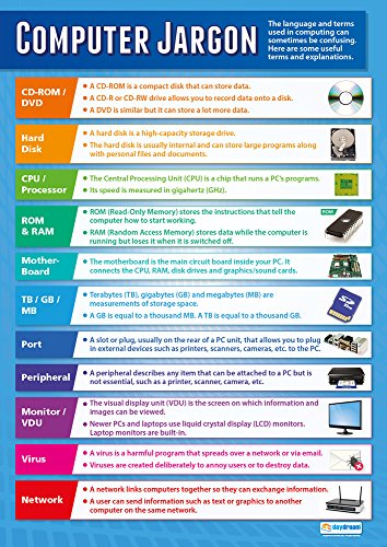 Computer Jargon | Technology and Computing Posters | Gloss Paper Measuring 33" x 23.5" | ICT Charts for The Classroom | Education Charts by Daydream Education - Thumbnail 3