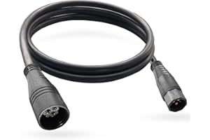 HUDAMZKY Ebike Extension Cable Julet 2Pin/3Pin/4Pin/5Pin/6Pin Waterproof Connector Female to Male DIY Electric Bicycle Brake Display Throttle Light Extension Signal Cable (8pin 60cm)