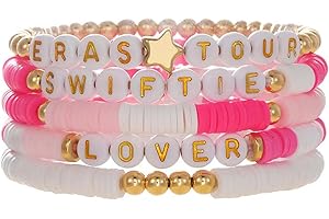5PC Friendship Bracelets for the Eras Music Lovers Fearless Reputation Friendship Bracelets, Hershi Surfer Summer Bracelets