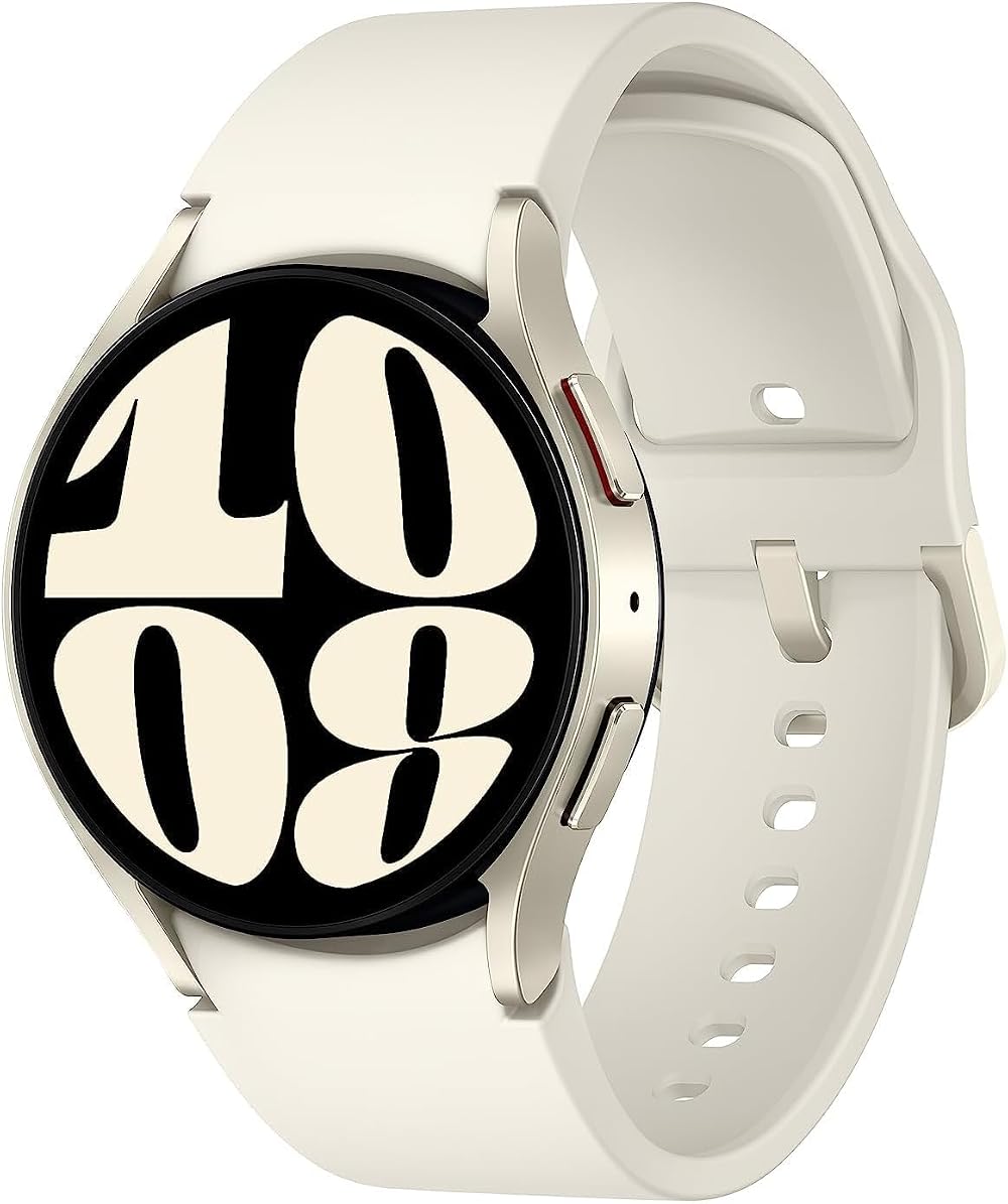Samsung Galaxy Watch 6 40mm Aluminum Smartwatch Fitness Heart Monitor BIA Gold