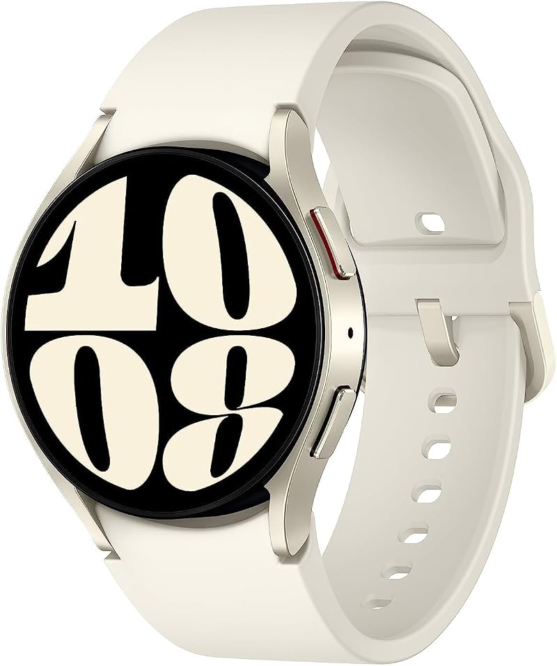 Samsung Galaxy Watch 6 40mm Aluminum Smartwatch Fitness Heart Monitor BIA Gold