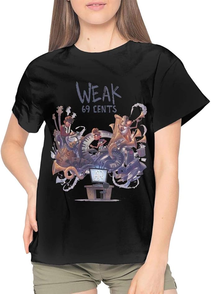 Amazon Com Ajr Weak 69 Cents Women S Classic Cotton Short Sleeve