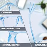 COOLOO Blue Light Blocking Glasses Anti Glare TR90 Frame Gaming Specs view 2