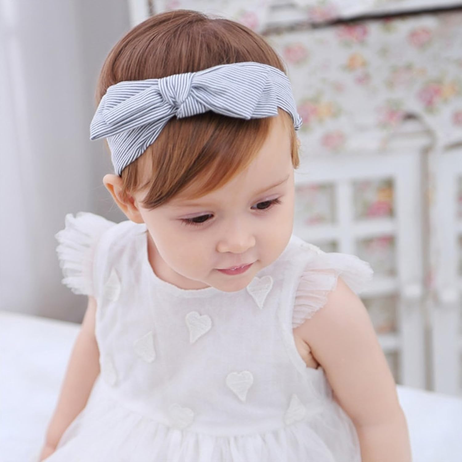 Amazoncom Fmeida Baby Girls Headband Flower Birthday Crown Hair