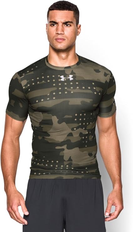under armour camo compression shirt