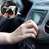 jeufun 4Pcs Car Radio Removal Tool Key Set Stainless Steel Silver view 6